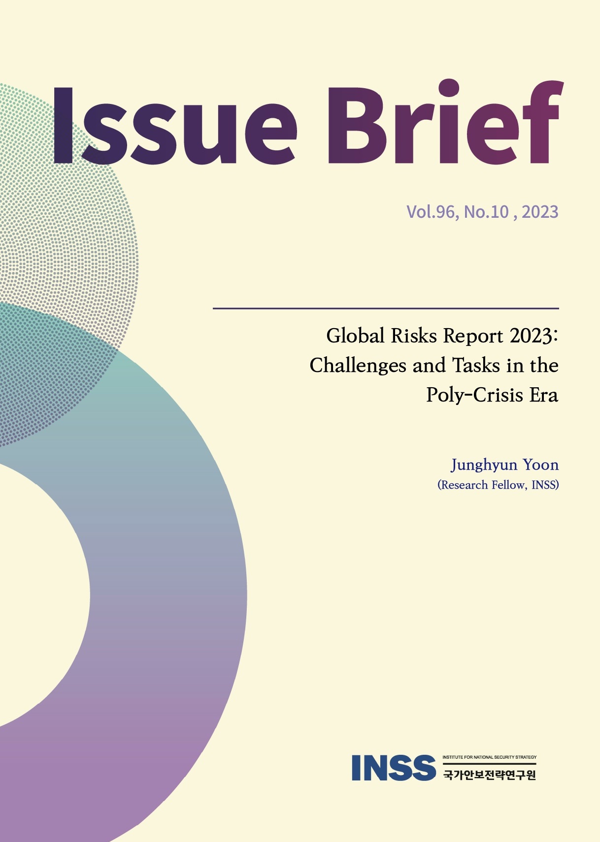 Global Risks Report 2023: Challenges and Tasks in the Poly-Crisis Era