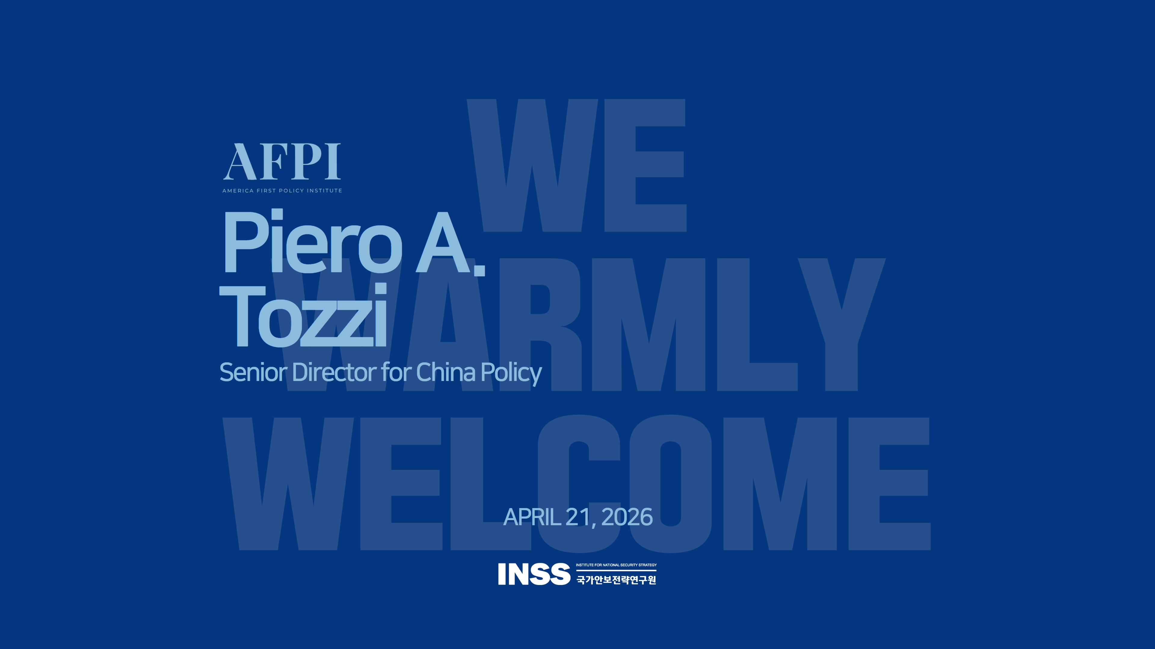 미국우선주의정책연구소(AFPI) 간담회